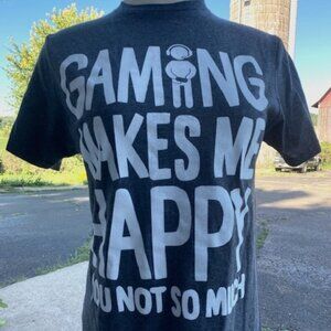 Women's Gaming Tee Shirt, Heather Gray, sz. Small